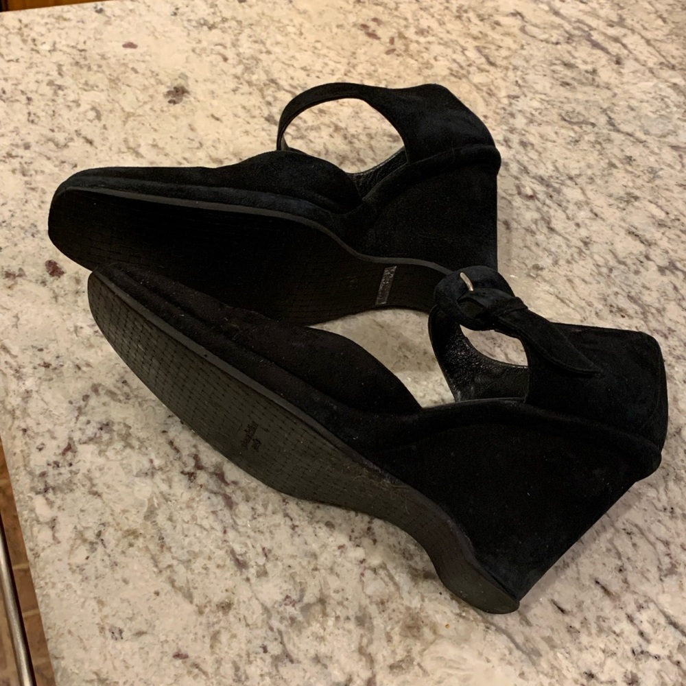 Stephen Kelian black suede, belt buckle , shoes - Picture 3 of 13